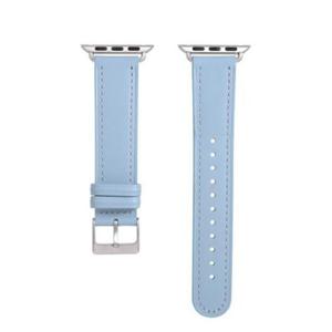 [로이드] [애플워치 호환 3840mm] 스카이블루 실버커넥터 가죽스트랩 LL2S21300PSK