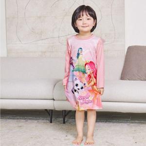 [레노마 이너웨어]시크릿쥬쥬 여아 포잉 피치 9부원피스 HB36W34