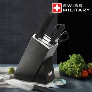 스위스밀리터리 주방칼세트 칼블럭세트 모던 나이프 6종 SM-NS60