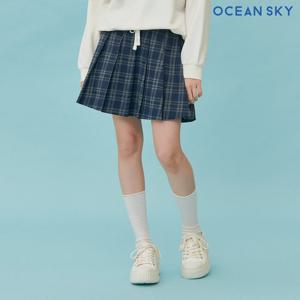 [오션스카이] 여아 플리츠 체크 스커트-BFJG6252C04