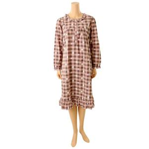 [비너스] 22FW 면60수 곰돌이나염 여성원피스잠옷 (VGN4271)