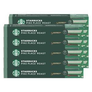 [스타벅스] 네스프레소 파이크 플레이스 100캡슐(10캡슐x10개)