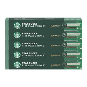 [스타벅스] 네스프레소 파이크 플레이스 50캡슐(10캡슐x5개)