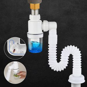 싱크대 배수구 트랩 세면대 배수관 냄새제거 P트랩 냄새차단