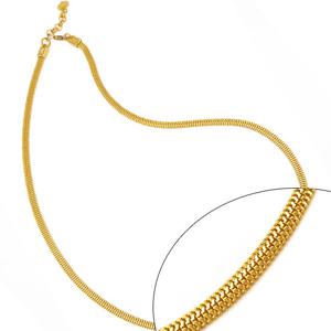 [골드리카]순금 스네이크 목걸이11.25g+18K잠금