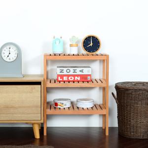 니아토 원목 벤치형 다용도 신발정리대 3단(소)