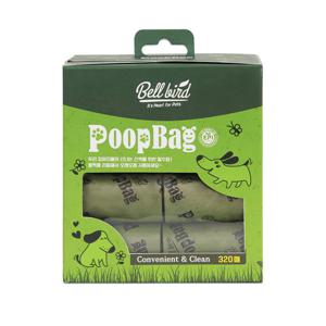 [펫클럽] 벨버드 생분해 대용량 풉백 320매