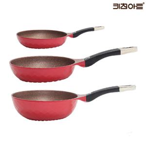 키친아트 꼬뜨 울트라 논스틱코팅 인덕션 후라이팬세트 3종B 후20+후28+웍28