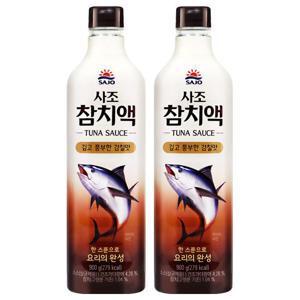 사조 참치액 900g 2개