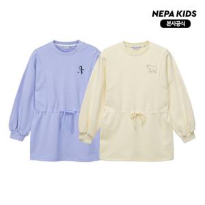 [네파키즈/택가79,000] KI82801 버터컵 기모 원피스 본사직영