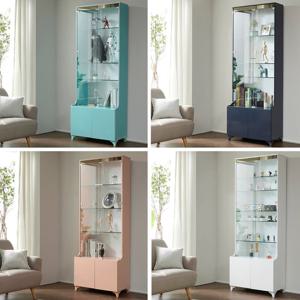 다용도 슬림라인 800 유리 장식장 피규어 진열장 거실