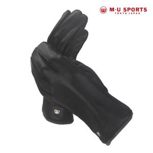 [M.U SPORTS]커플패치 여성 가죽장갑 MP40802