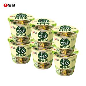농심 후루룩 쌀국수 미역국 74g x 6개 / 컵라면 건면