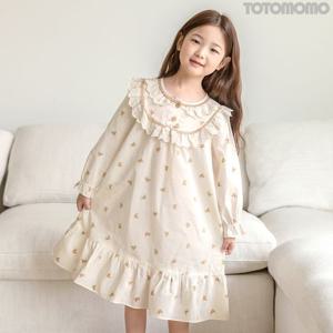 [토토와모모]여아 원피스 잠옷 어린이 공주 파자마 유아 아동 작은곰BE
