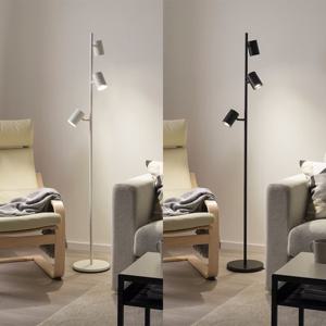 이케아 NYMANE 플로어스탠드3등 화이트 앤트러싸이트