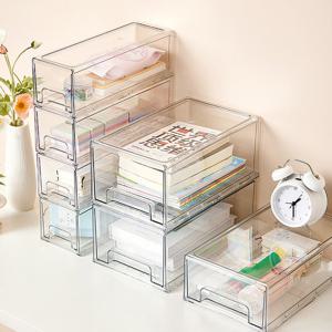 청년리빙 투명 아크릴 미니서랍 책상정리 수납함 대형