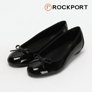 락포트 여성화 레이건 펌프 보우 플랫슈즈 블랙 M CH4576