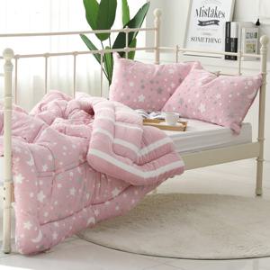 포그나미 겨울 늦잠용 착번아웃 극세사 차렵이불+베개세트(SS)