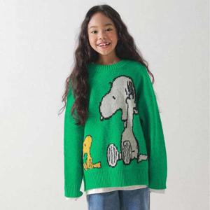 [택가56,800원]P. 우드스탁&스누피 풀오버 니트 티 JUWTO25