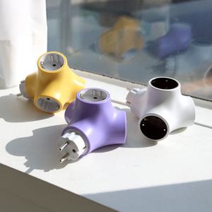 아이정 Y형 디자인 멀티탭 3구 콘센트