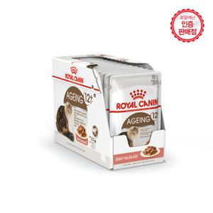 로얄캐닌 그레이비 파우치 에이징 12세이상 85g X 12P