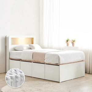 동서가구 엘르 LED SS 벙커침대+독립매트리스 DF922194