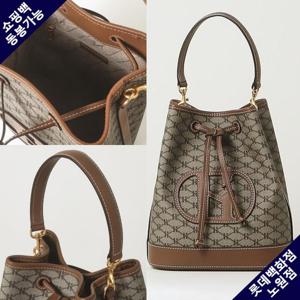 [헤지스] H패치 패턴 카키 버킷백 M HIBA3E113K2