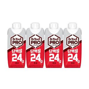 오리온 닥터유 프로 드링크 단백질 초코 250ml x 4개 / 식사대용