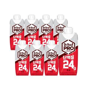 오리온 닥터유 프로 드링크 단백질 초코 250ml x 8개 / 식사대용