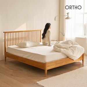 올쏘 아이비 SE0등급 고무나무 원목 슈퍼싱글 침대 프레임 SS