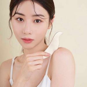 놋향 버드 유기괄사 페이스 지압 마사지기