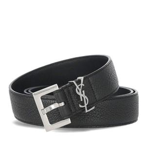 [생로랑] 모노그램 634440 DTI0E 1000 가죽 벨트