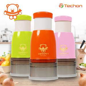 테콘 곰돌이 다지기 국산 만능 야채 마늘 이유식 믹서기 채칼