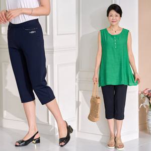 [로즈맘][엄마옷 로즈맘] 더아이스7부밴딩바지