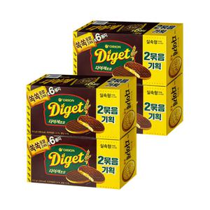 오리온 다이제 초코 2번들 x 2개 / 간식 과자