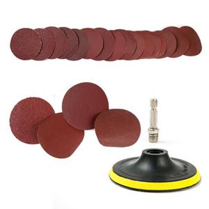 원형사포 16종+백업패드 세트 4인치/100mm 샌딩페이퍼 페퍼 빼빠
