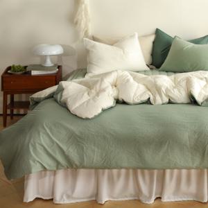 잠이 솔솔 호텔식 고밀도 순면60수 옥수수솜 차렵이불(SS풀세트)