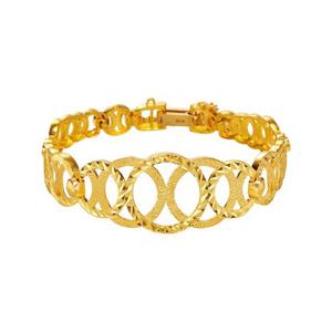 [한국금다이아몬드] 여자 순금 팔찌 체인 써클 앤 커프 24K 37.5g 18K장식