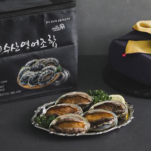 [산지직송] 완도 명품 활전복 특대 선물세트 10-12미 1kg(부직포포장)