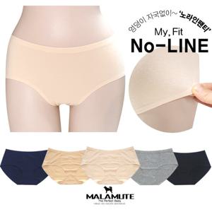 [마이핏]심리스 무봉제팬티 자국 없는 노라인팬티 면팬티