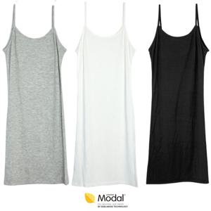 [마이핏]B5923에어리모달롱원피스 모달슬립/원피스/속치마