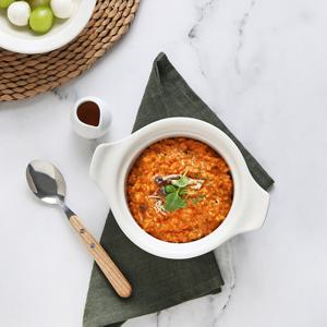 [시라쿠스]뉴욕 도자기 식기(양손스프볼20cm)