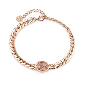 [도로시] 18k 메종 그레이 러프다이아몬드 팔찌(총 0.4CT)