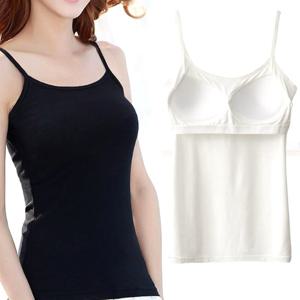 [마이핏]소프트 모달 브라탑 캡나시 노와이어 일체형브라런닝