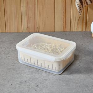 [모던하우스] 뉴프레쉬락 물빠짐 신선채반용기2700ML_옐로