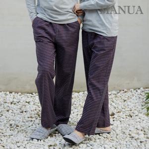 마누아 선염기모 순면 9부 파자마 AP9-323