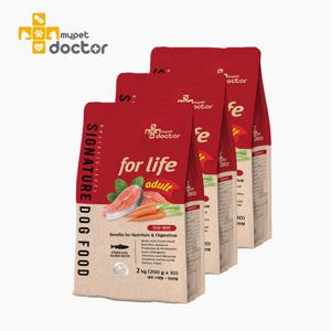 [마이펫닥터] 시그니처 포 라이프 어덜트 강아지 사료, 2kg, 3ea