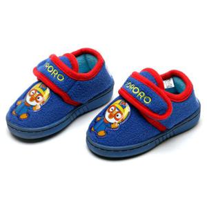 [나린키즈]뽀로로 벨크로 방한실내화