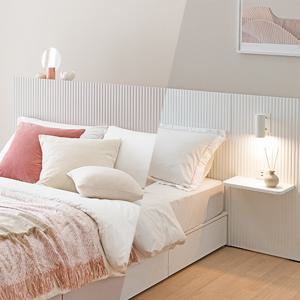 레이디가구 모닝 템바보드 호텔 수납 침대 SS+80T 필로우탑