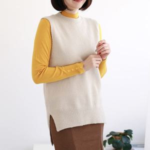 [웬디즈갤러리]블리에 언발 옆트임 조끼 HKN136